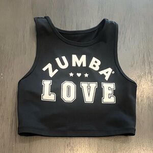 Zumba Fitness Black Crop Top